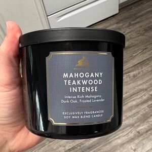 NEW White Barn Mahogany Teakwood Intense Bath & Body Works Candle 14.5 oz Soy